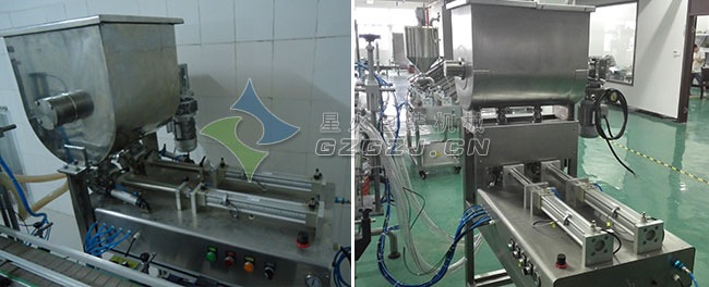 調味醬灌裝機細節展示