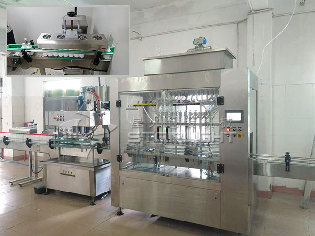 液體肥料灌裝設備灌裝車間展示