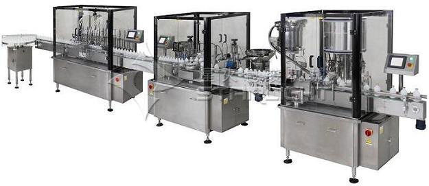 漱口水灌裝設備整機展示