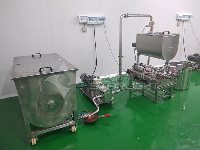 雙頭辣椒醬灌裝設備整機展示