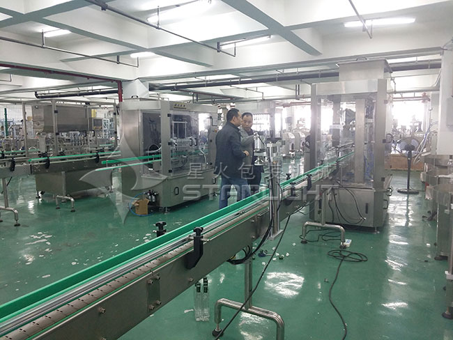 酵素灌裝設備整機廠房實拍展示