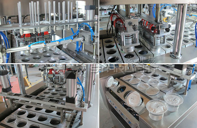 鴨血灌裝自動化機械設備細節展示